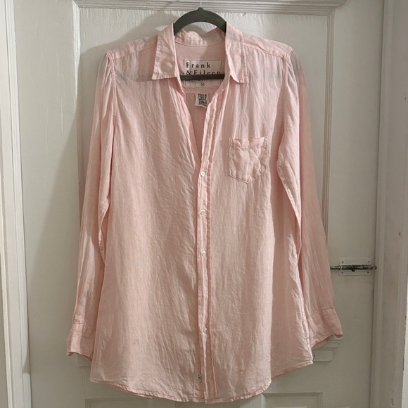 Frank & Eileen Light Pink Long Sleeve Shirt - Picture 1 of 12